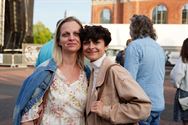 De gezapige sfeer van een bluesfestival