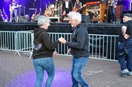 De gezapige sfeer van een bluesfestival