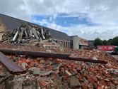 Afbraakwerken voor nieuwbouw De Toverfluit