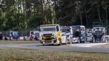 Regen maakt truckraces nog moeilijker