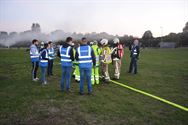 Rampoefening met vliegtuigcrash op kamp in Boekt