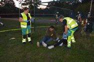 Rampoefening met vliegtuigcrash op kamp in Boekt