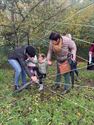 Kleuters en grootouders op wandel in Toverfluit