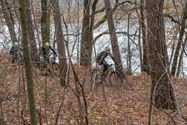 500 mountainbikers trotseren de koude