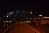 Feestje voor opening van nieuwe brug in Viversel