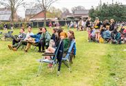 Enthousiasme van baseballspelers en hun supporters