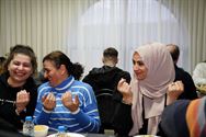 Veel volk op iftar in Selimiye-moskee