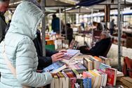 't Was nog te koud voor een boeken- en platenmarkt