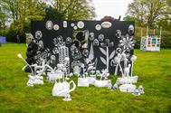 De natuur wordt opgeslorpt door de kunst