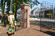 Gerestaureerde poort van Domein Bovy is klaar