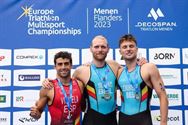 Tuur Lemmens derde op EK Aquathlon