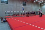 De eerste turntraining in de nieuwe gymhal