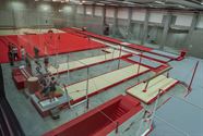 De eerste turntraining in de nieuwe gymhal
