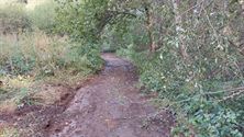 Een wandeling langs de trage weg in opbouw