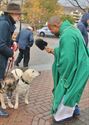 Dierenzegening in Zolder bij Sint-Hubertus