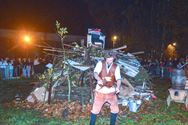 Lindeman viert Sint-Maarten met vuurkunsten