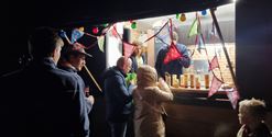 Een verjaardagsfeestje bij het kampvuur in Eversel