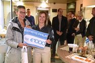Drie gelukkige winnaars van hoofdprijzen Braderie