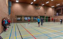 G-badmintonners kregen ook de Sint op bezoek