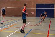 G-badmintonners kregen ook de Sint op bezoek