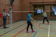 G-badmintonners kregen ook de Sint op bezoek