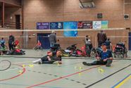 Spektakel in rolstoel- en zitbadminton