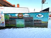 Graffiti Onder de Poort nu al beschadigd