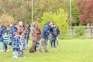 Jonge rugbyspelers leveren vinnige strijd