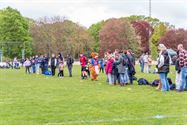 Jonge rugbyspelers leveren vinnige strijd