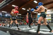 Kickboxers maken er een spektakel van