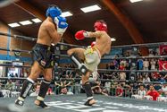Kickboxers maken er een spektakel van