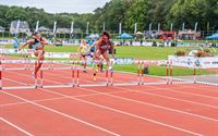 Krachtige wind bederft de pret voor de atleten