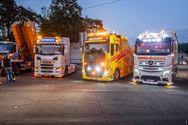 Een bijzonder moment tussen de trucks