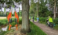 Stevige opkomst voor mooie zomerfietstocht