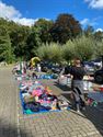 Een rustige rommelmarkt in Zolder