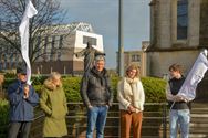 30-tal deelnemers aan stiltecirkel voor vrede