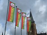 De Slamridders hebben hun vlaggen gehesen