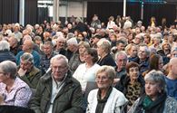 Massa volk op showavond voor Sint-Barbara