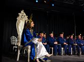 Massa volk op showavond voor Sint-Barbara