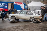 Spektakel tijdens Wintercup Rallytest
