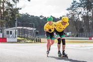 Skaters betwistten marathon op Circuit Zolder