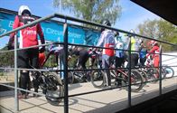 De weergoden zijn in een BMX-mood