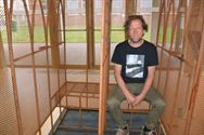 De biechtstoel van Stefan Elsen in de bibliotheek