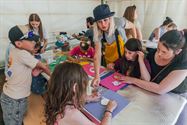 Prachtige kinderkunst in bruisend kunstenfestival