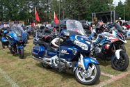 Veel volk op geanimeerd Motorcycle Festival