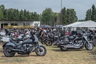 Veel volk op geanimeerd Motorcycle Festival