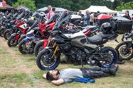 Veel volk op geanimeerd Motorcycle Festival