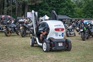 Veel volk op geanimeerd Motorcycle Festival