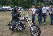 Veel volk op geanimeerd Motorcycle Festival