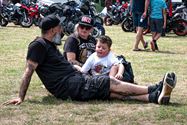 Veel volk op geanimeerd Motorcycle Festival